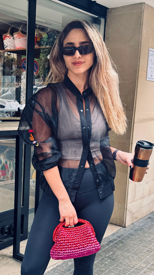 Sunburst Sheer Bomber