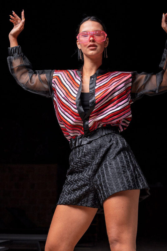 Rockstar Sheer Bomber