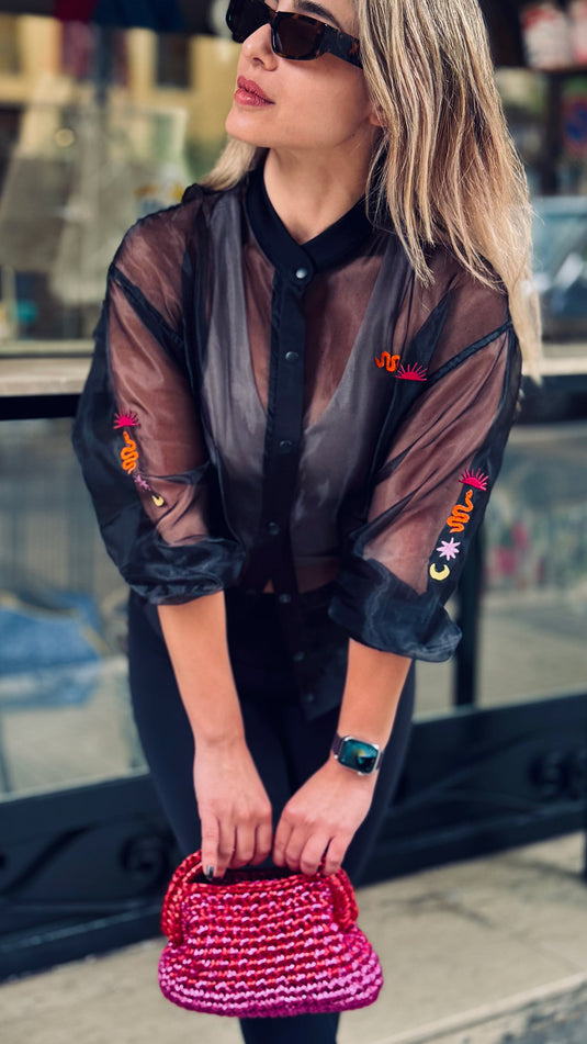 Sunburst Sheer Bomber