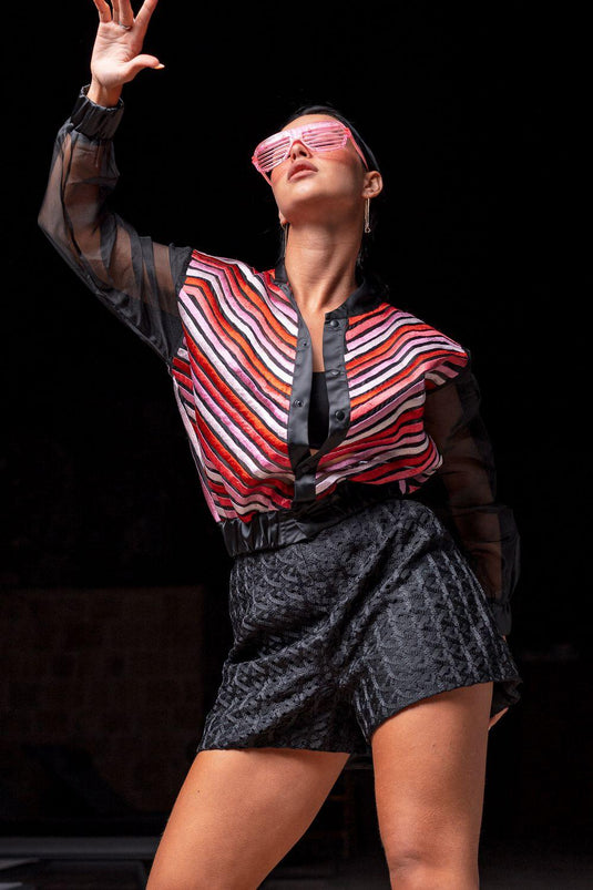 Rockstar Sheer Bomber