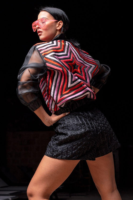 Rockstar Sheer Bomber