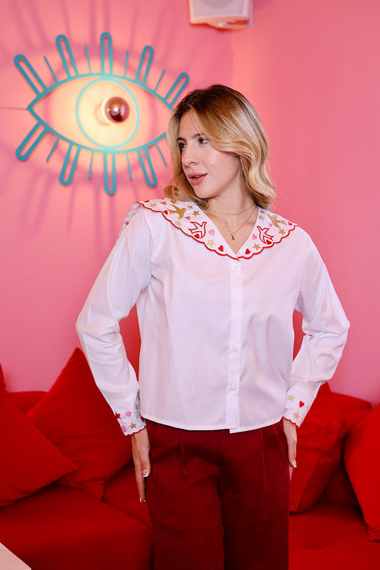 Lovebirds in the Sky Shirt