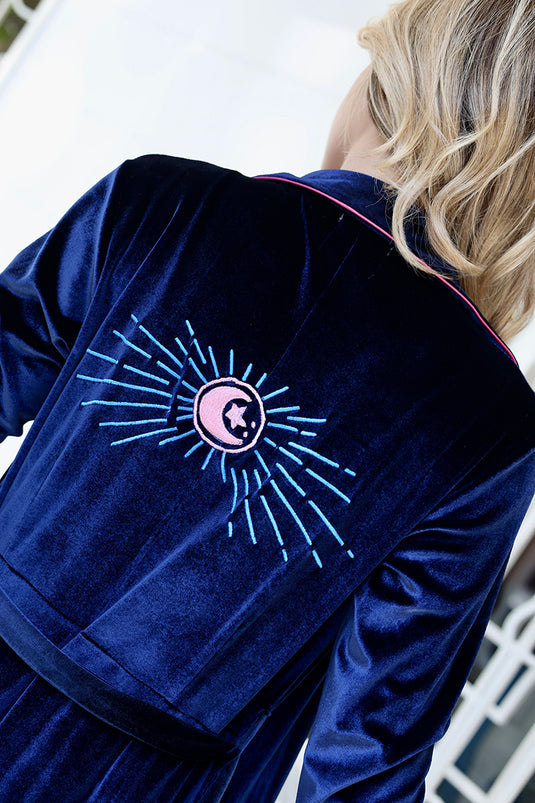 Saturn Portal Velvet Dress