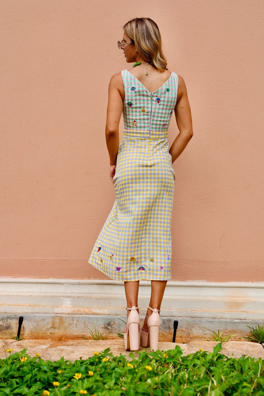 Gingham Tattoo Dress