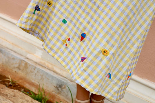 Gingham Tattoo Dress