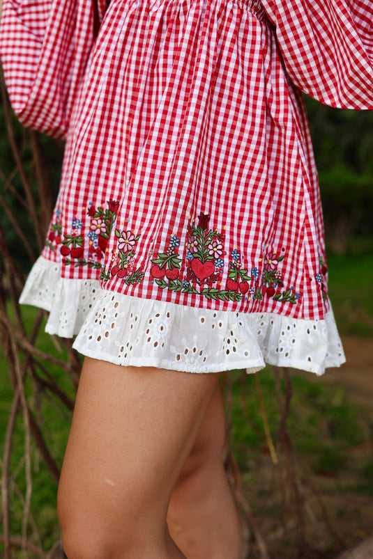 Cherry Heart Bubble Dress