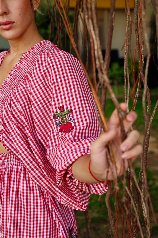 Cherry Heart Bubble Dress
