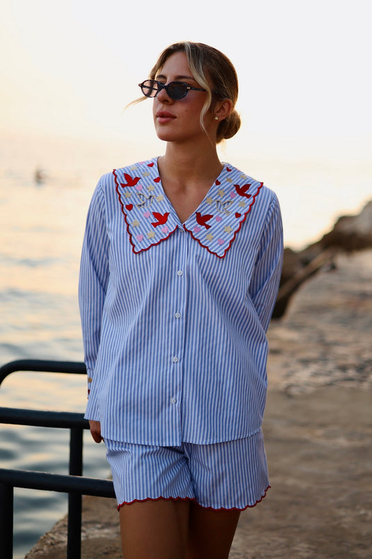 Lovebird In The Sky Set (Light Blue)