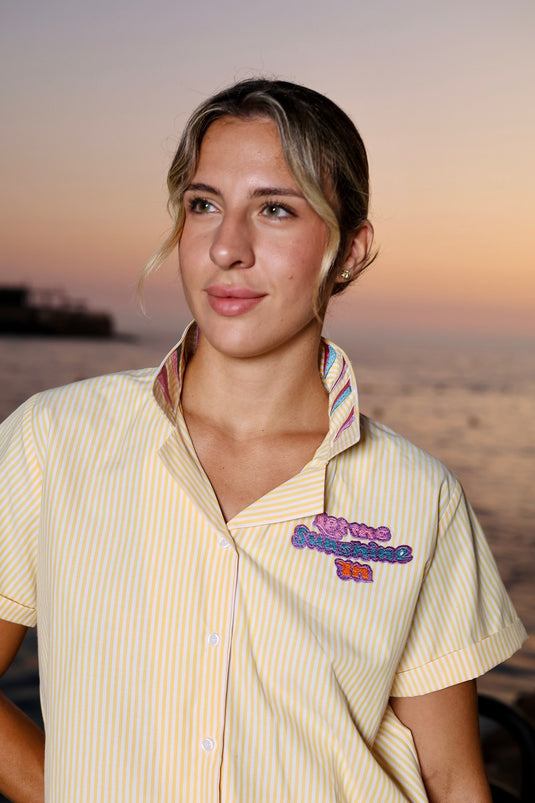 Let The Sunshine In Short Set (Long Shirt)