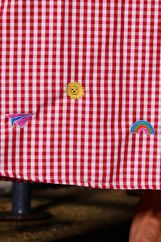 Tattoo Gingham Dress